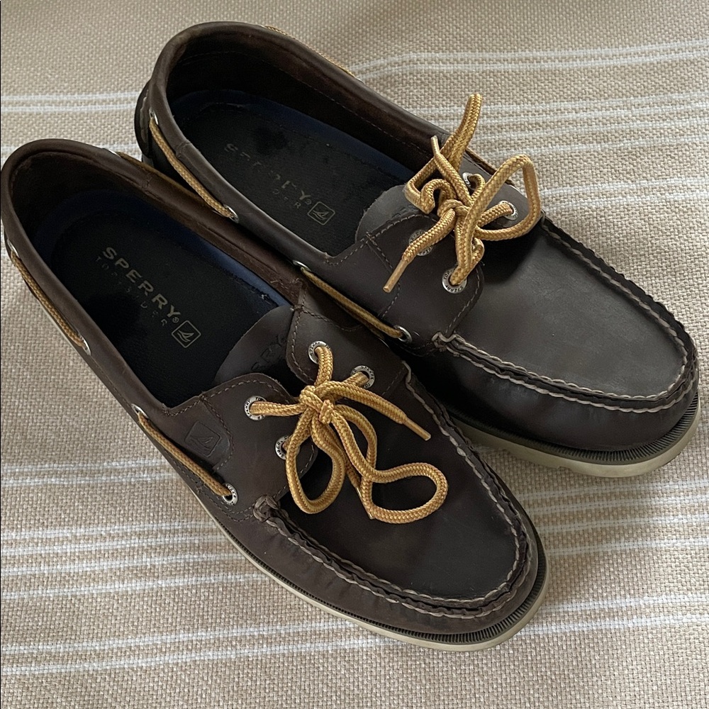 Sperry Men's Dark Brown Boat Shoes